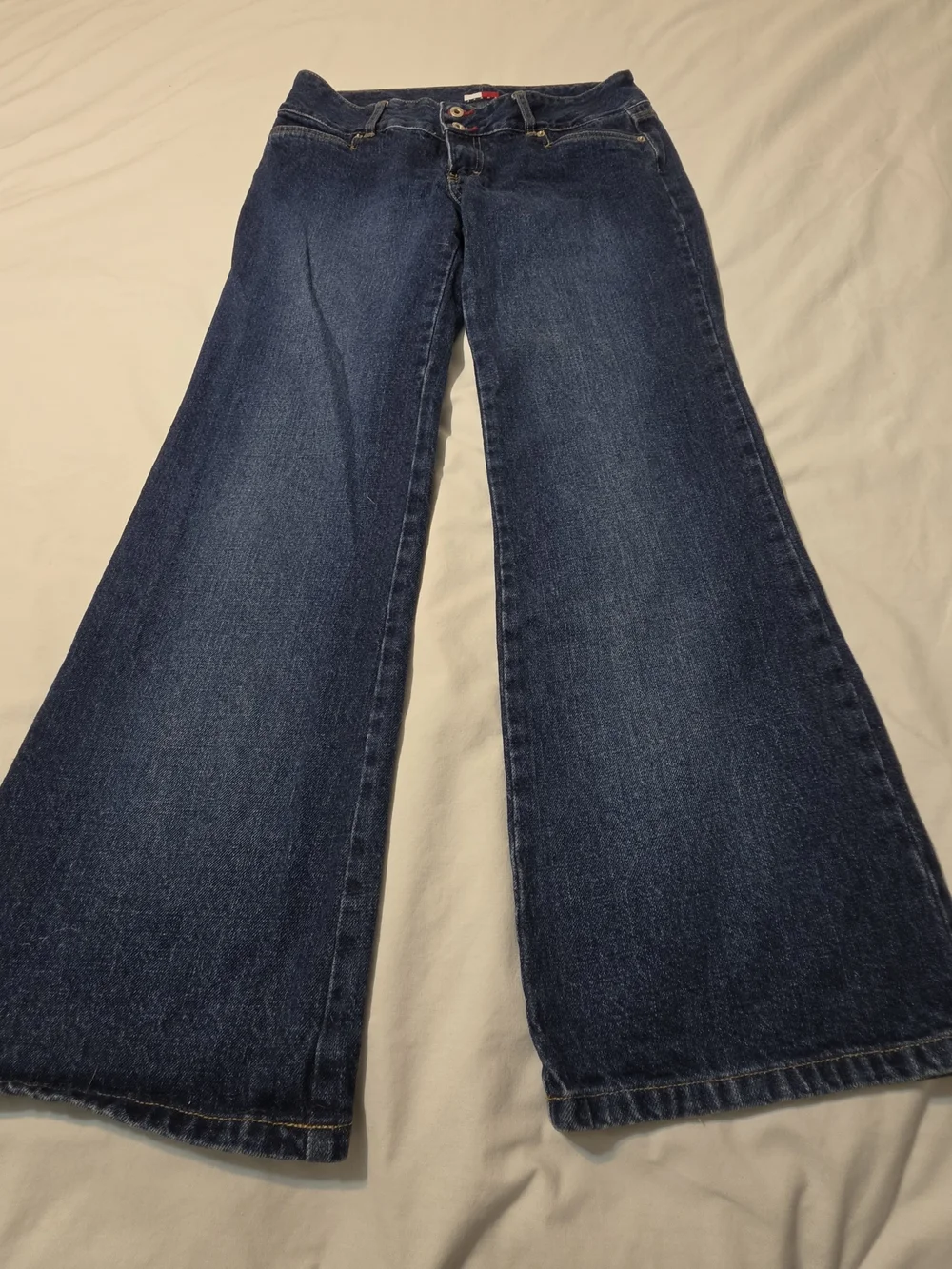 Tommy Hilfiger Y2K  Dark Blue Low Waist Flare Jeans